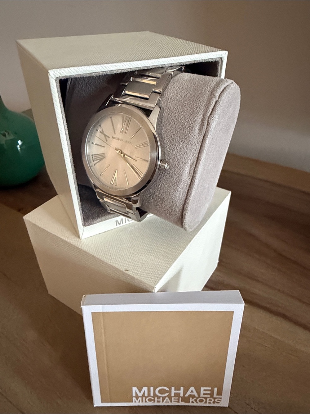 Michael Kors Stainless Silver-Tone Women’s Bracelet Watch